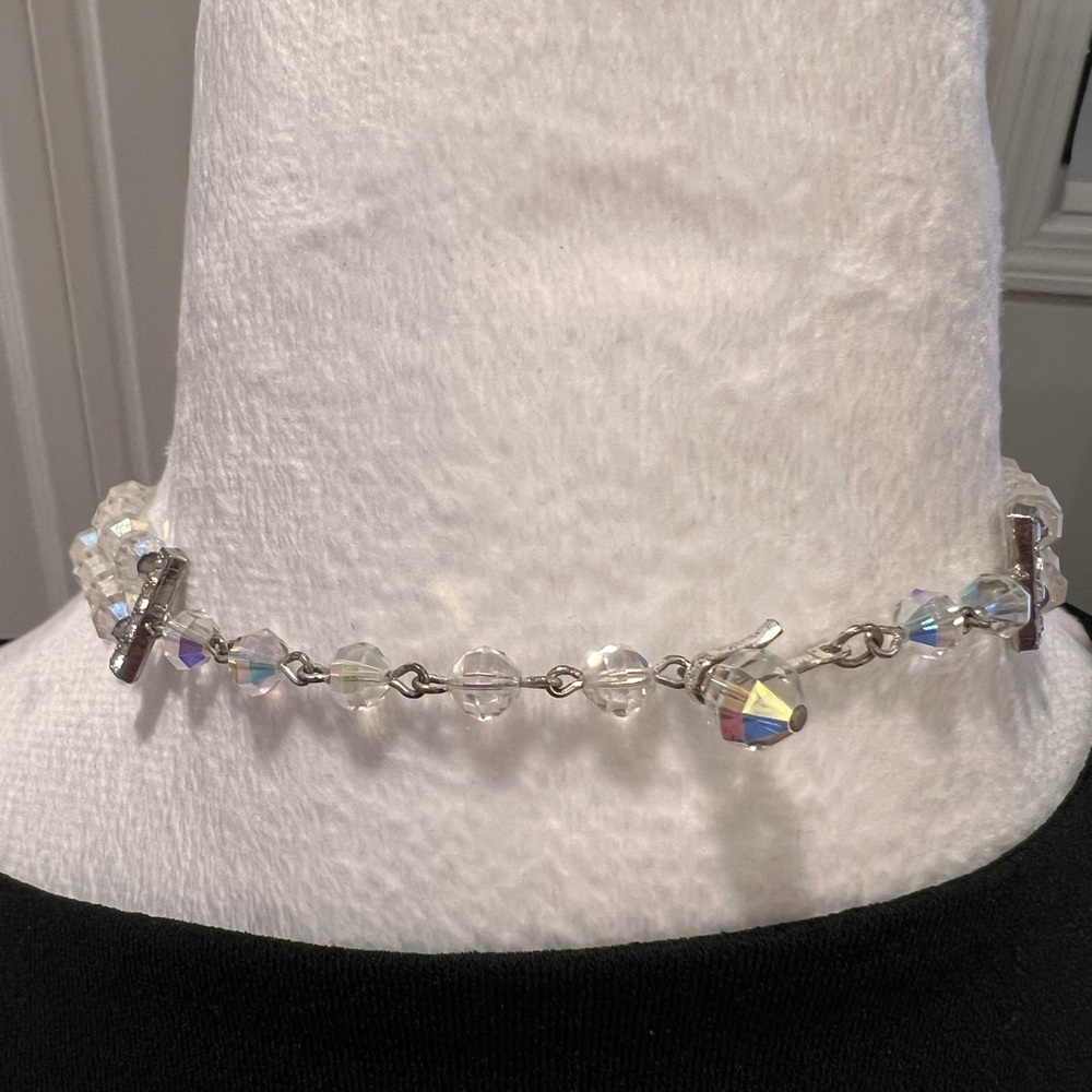 Crystal Multi Strand Necklace - Picture 4 of 8